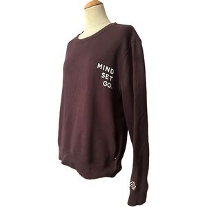 FourLaps Mind Set Go Pullover Sweater Burgundy Mens Large